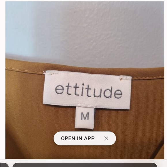 Ettitude Sateen Cami Women Size Medium NWT - Picture 2 of 2